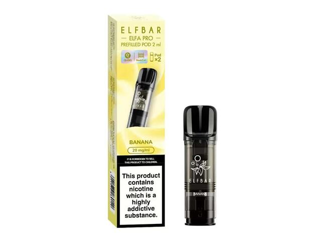 ELFA PRO POD – Banana 20mg – 600 Puff [2 Bucati]