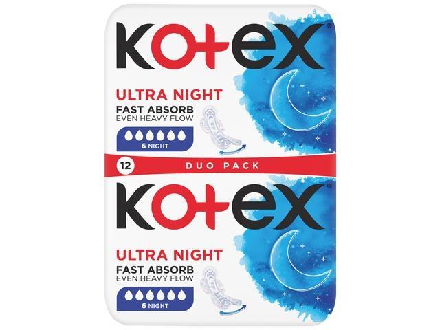 Absorbante Ul Night 12 bucati Kotex