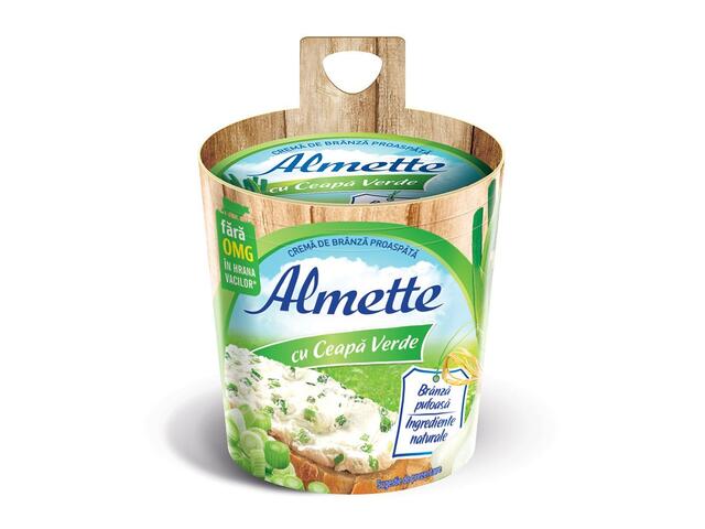 Crema de branza cu ceapa verde Almette, proaspata, 150 g