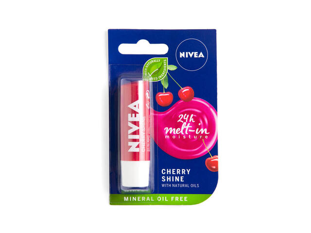 Balsam De Buze Nivea Cherry Shine, 4.8G