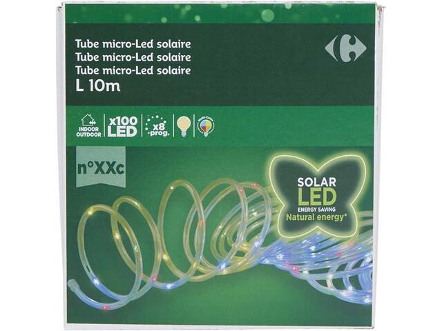 Tub Solar 10M 100M Led Alb Cald/Multi Color