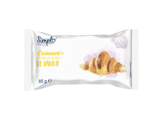 Croissant Cu Crema Cu Aroma De Vanilie 85G