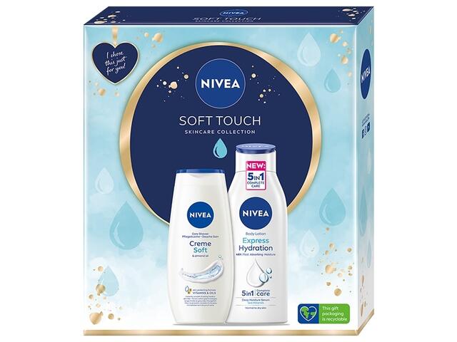 Set cadou Nivea Soft Touch 650ML