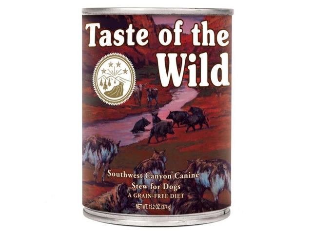 Hrana umeda pentru caini Taste of the wild Southwest Canyon 390 g