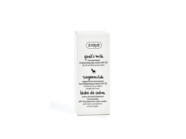 Crema hidratanta de zi Ziaja Goat's Milk, SPF 20, 50 ml