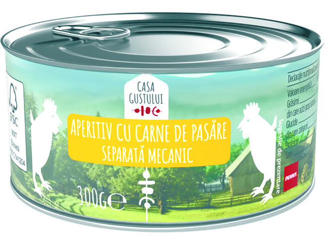 Casa Gustului Aperitiv cu carne de pasare 300 g