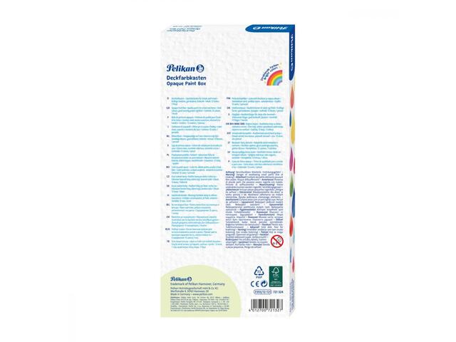 Acuarele F355 set 12 culori + pensula