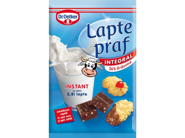 Lapte praf integral Dr.Oetker 380g