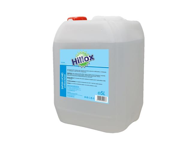 Sapun lichid antiacterian pentru maini, Hillox, 5 l