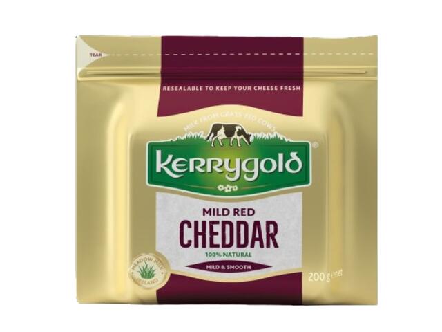 Branza Cheddar rosie 200 g Kerrygold