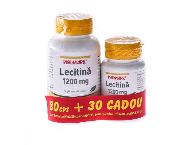 WALMARK LECITINA 1200MG X 80CPS + 30CPS CADOU