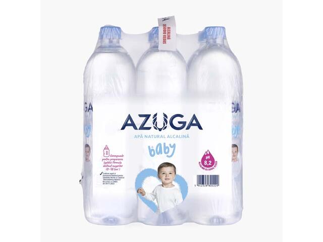 Apa natural alcalina Azuga 6x1L