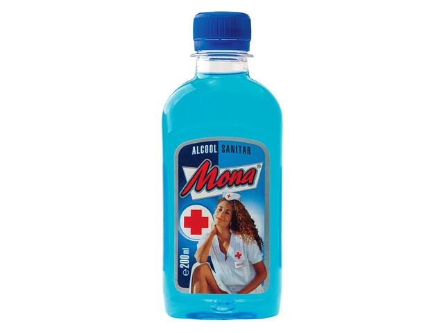 Mona Alcool sanitar 70% volum, 0.2L PET