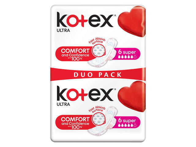 Absorbante Kotex Ultra Super 12 bucati