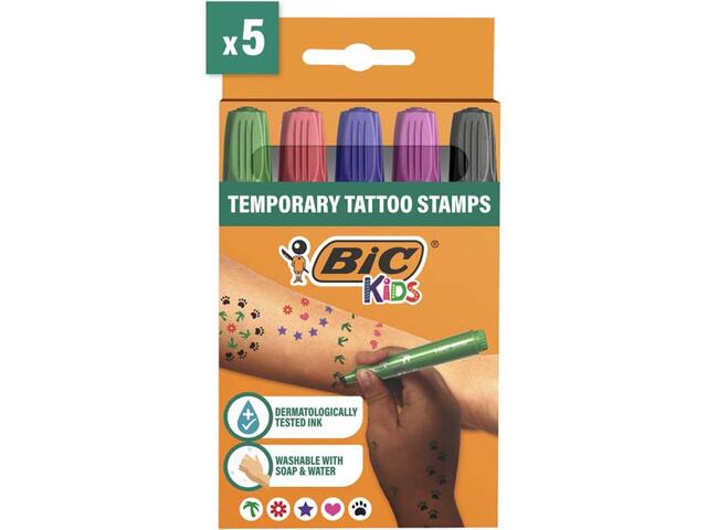 Bic Kids Tattoo 5 Stamps Eu