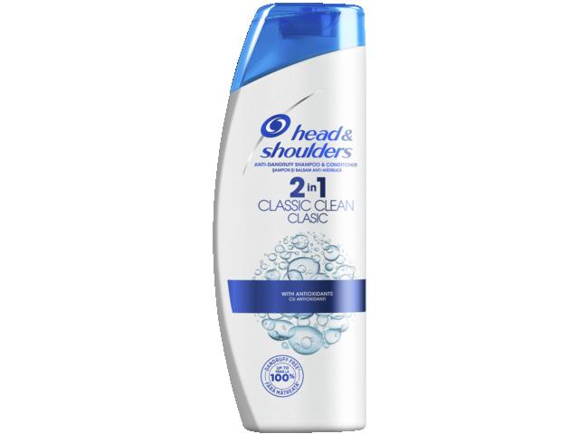 Sampon Anti-Matreata,Classic Clean 2In1, Pentru Par Normal Head&Shoulders 400 ML