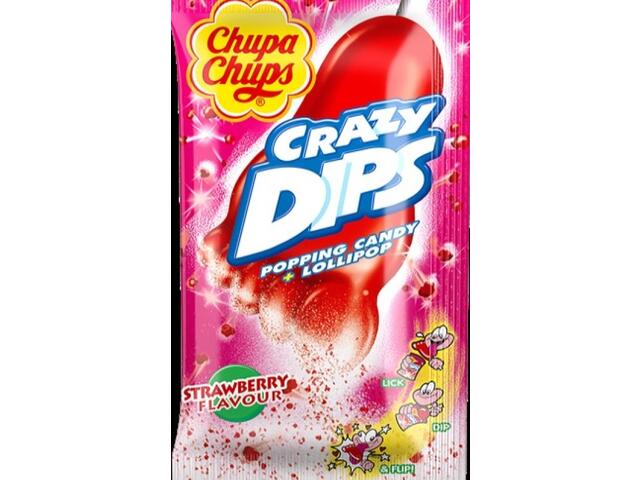 Chupa chups crazy Acadea capsuni 14 g