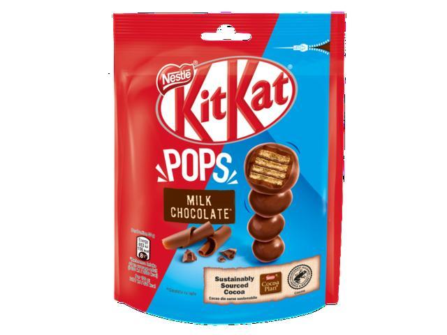Bomboane De Ciocolata Kitkat Pops Cu Alune 110G