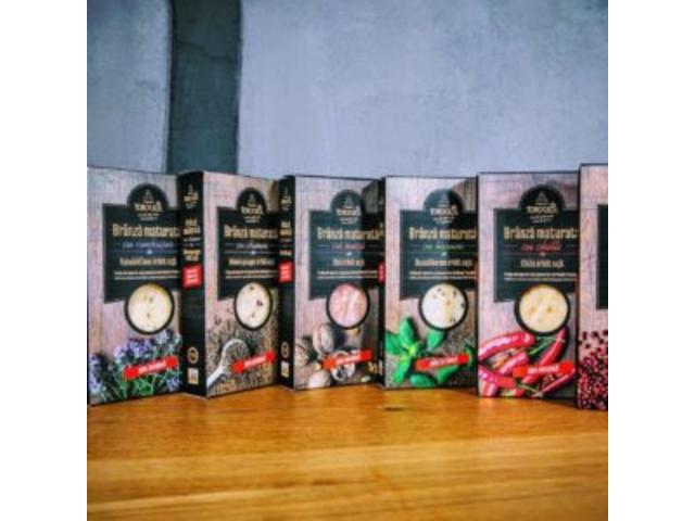 Branza  maturata cu ardei 200g