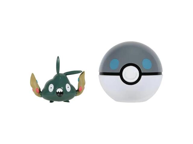 Figurina in bila Clip N Go Pokemon S2, Trubbish si Poke Ball