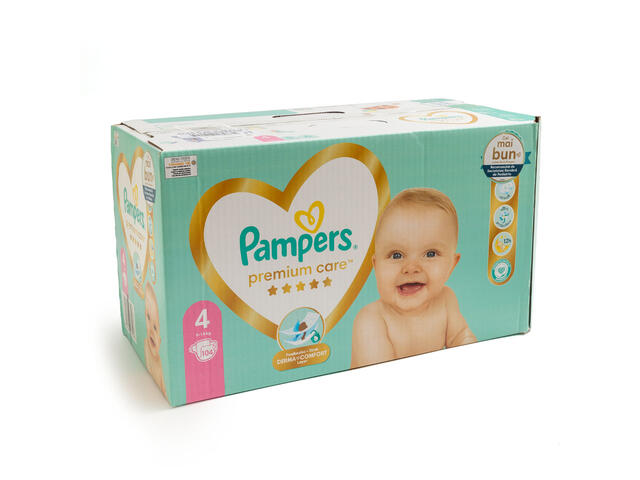 Scutece Pampers Premium Care Marimea 4, 9-14 kg, 104 buc
