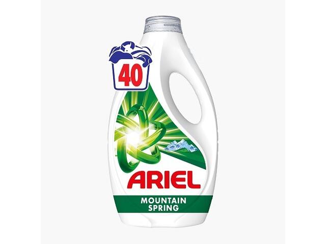 Ariel Detergent Lichid Mountain Spring 40 spalari 1.8 l