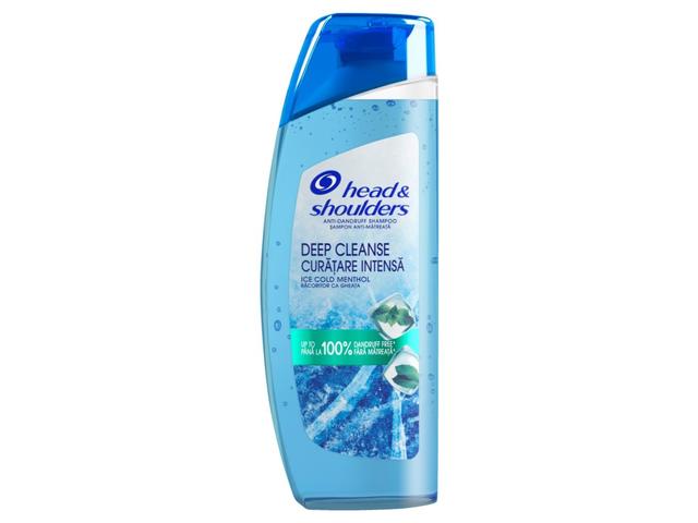 Șampon anti-mătreață Head&Shoulders Deep Cleanse Sub Zero Feel cu mentol, 300 ml