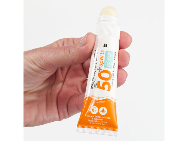 Cremă solară 2 în 1 protecție față și buze FPS 50+