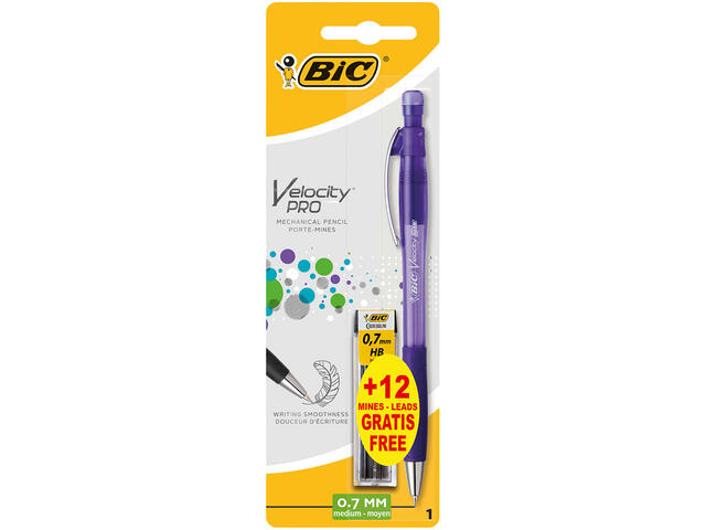 Creion mecanic Bic Velocity Pro 0.7mm cu 12 mine