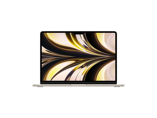 MacBook Air 13", procesor Apple M2, 8 nuclee CPU si 10 nuclee GPU, 8GB, 512GB, Starlight, INT KB