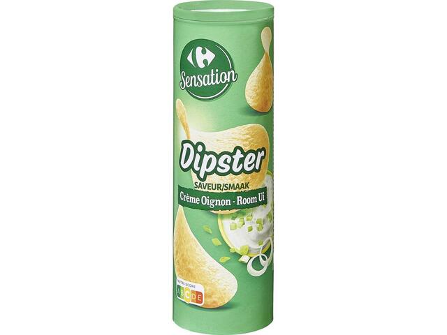 Chpsuri Gust Smantana Si Ceapa Tub 170G Carrefour