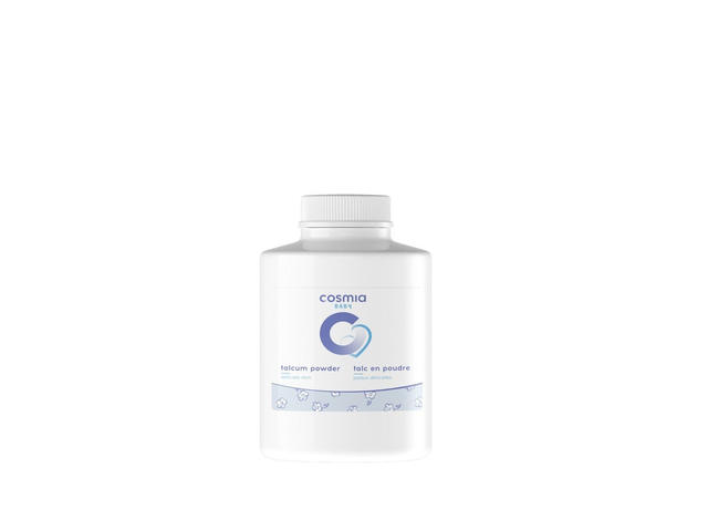 Pudra de talc pentru piele delicata Cosmia Baby, 200g