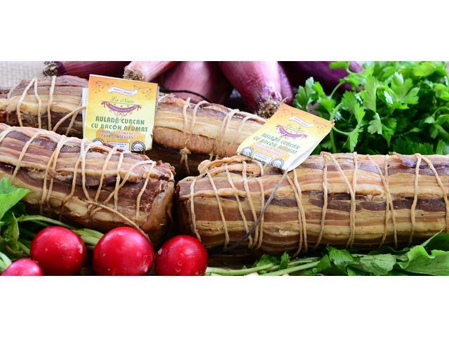 Rulada de curcan cu bacon Robesteni per 100g