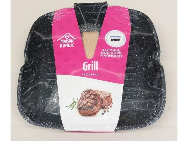 Grill din aluminiu marmorat 24 cm Maison d'Amelie