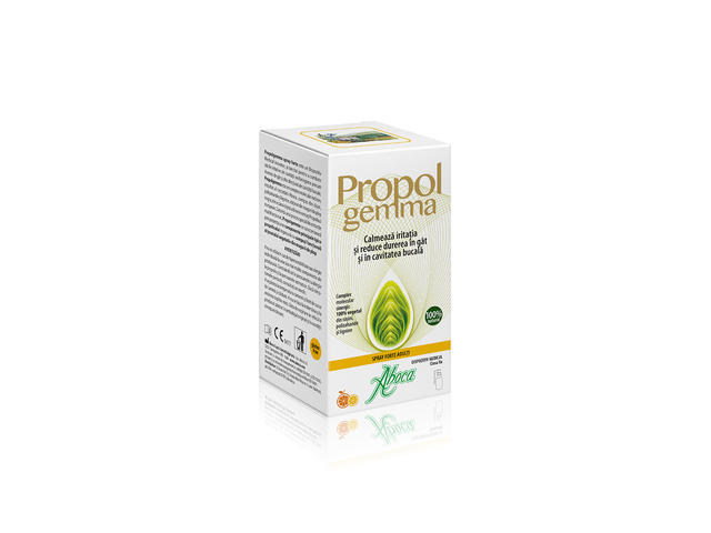 ABOCA PROPOLGEMMA FORTE ADULTI SPRAY CU ALCOOL 30ML