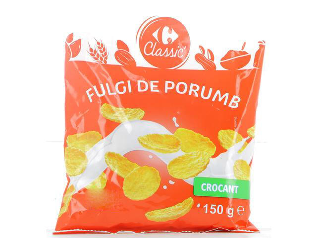 Fulgi De Porumb Rumeniti In Cuptor Carrefour 150G