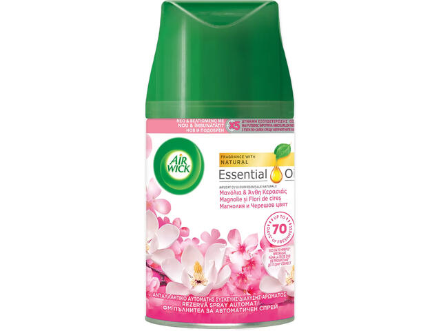 Rezerva spray automat cu parfum de Magnolie si Flori de cires Air Wick 250ML