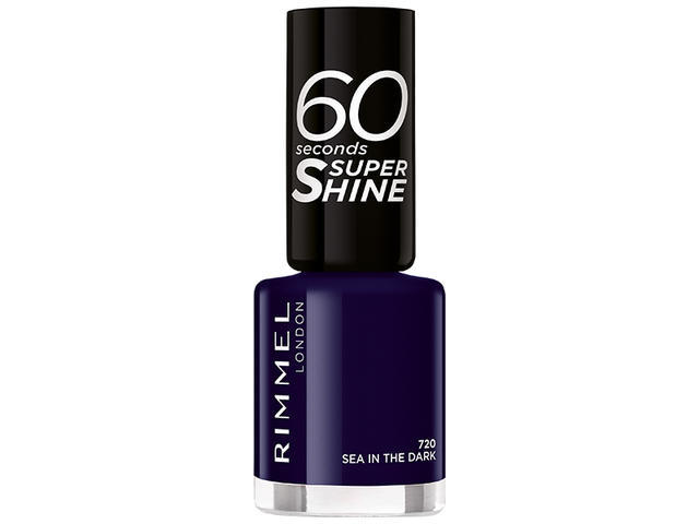 Lac de Unghii Rimmel London 60 Seconds Super Shine - 720 Sea In The Dark, 8 ML