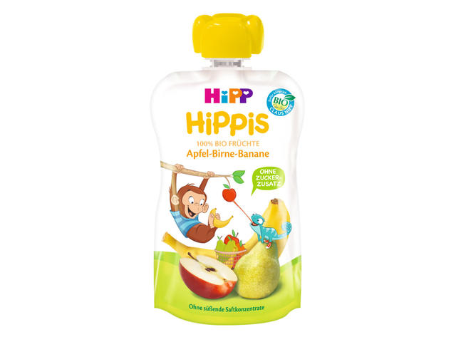 Piure de mar, para si banana Hipp 100g