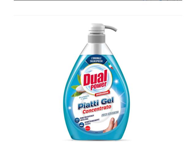 Detergent Vase Dual  Bicarbonato Salvia 1000Ml