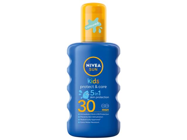 Spray de protectie solara pentru copii SPF 30, 200 ML Nivea