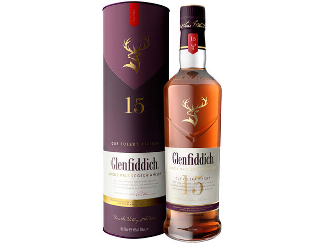 Glenfiddich Scotch Single Malt Whisky 15 YO GB - 0.7L, alcool: 40%