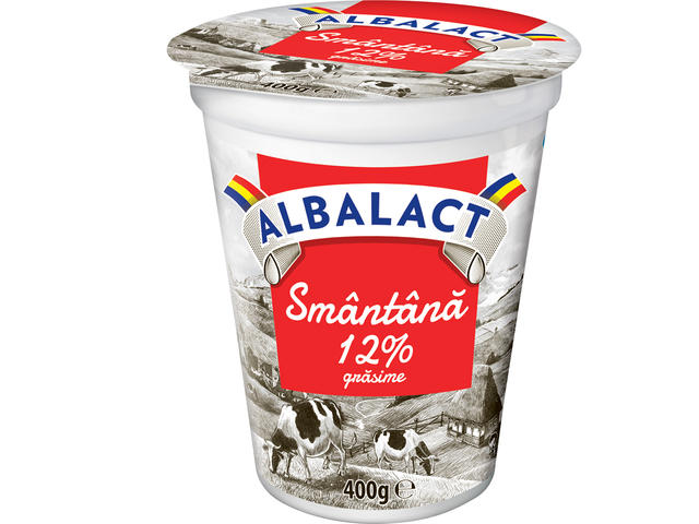 Smantana 12% grasime Albalact 400 g