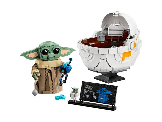 LEGO® Star Wars - Grogu cu landoul planor (75403)