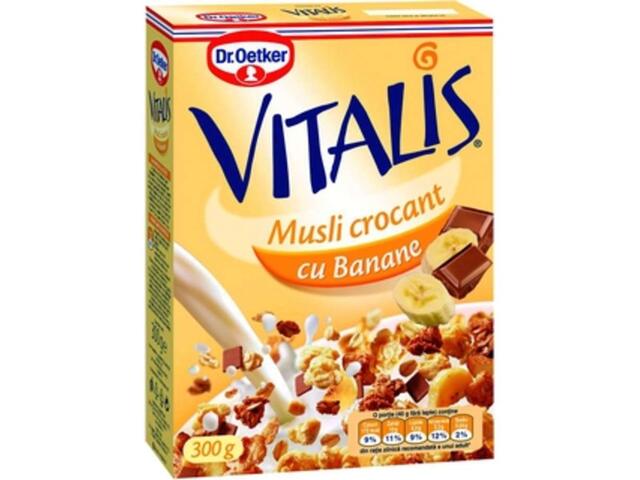 Vitalis Musli Crocant Cu Banane 300G