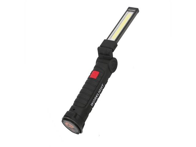 Lanterna de lucru portabila LED, reincarcabila prin USB, magnetica, plabila,cu 3 moduri de iluminare, dimensiune mare