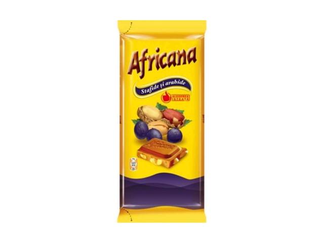 AFRICANA CIOCOLATA 90GR STAFIDE/ARAHIDE