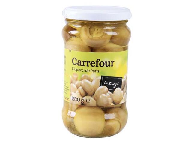 Ciuperci Intregi Din Specia Agaricus Bisporus 280G Carrefour Classic