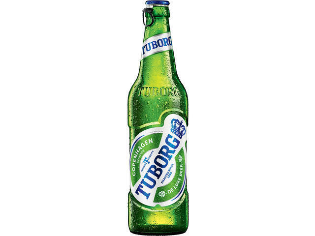 Bere Blonda Tuborg, sticla, 0.33L