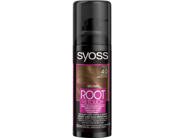 Spray Vopsire Temporara A Radacinilor Syoss Root Retoucher Saten, 120ML